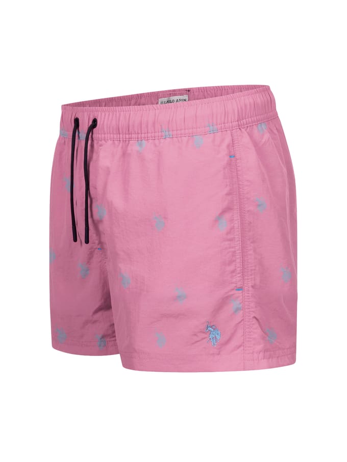 U.S. Polo Assn. heren zwemshort met allover logo design