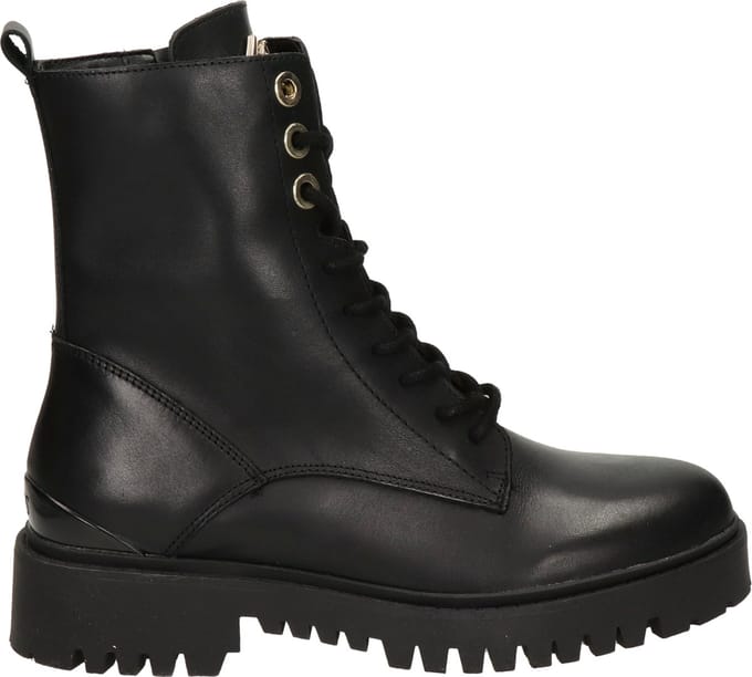Guess Olone Veterboots - Laarzen Met Veters - Dames - Zwart - Maat 38