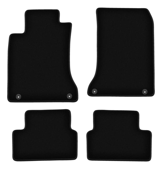 BASIC zwarte veloursmatten voor: Infiniti Q30 hatchback (2015-2019)