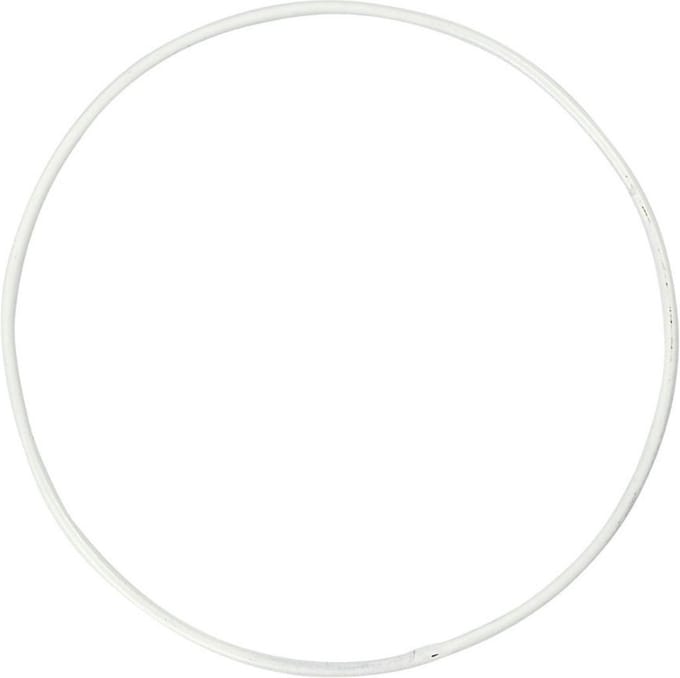 CC Metalen draad ring d:30 cm per 5 stuk