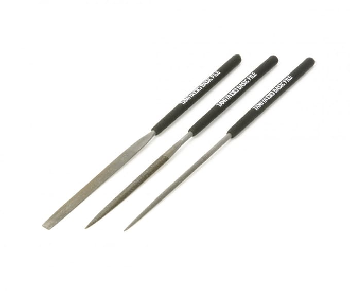 Tamiya Vijlenset - 74104 Basis Vijlen Set - 3 Stuks Gereedschap