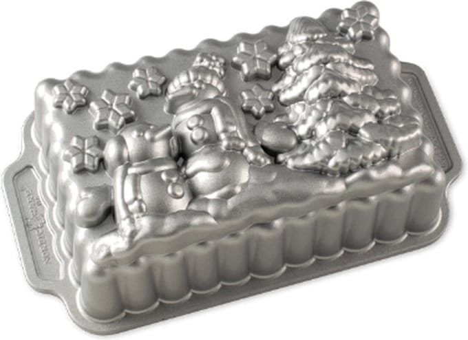 Bakvorm "Winter Wonderland Loaf Pan" - Nordic Ware | Sparkling Silver Holiday