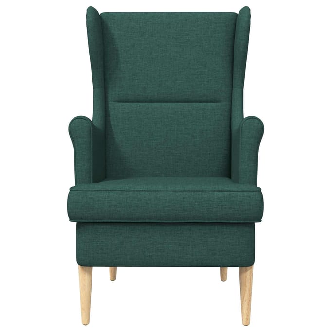 vidaXL - Fauteuil - Donkergroen - Stof