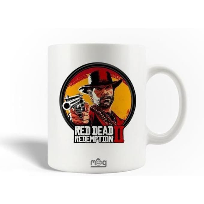 Red Dead Redemption 2 Survival spel Keramische mok