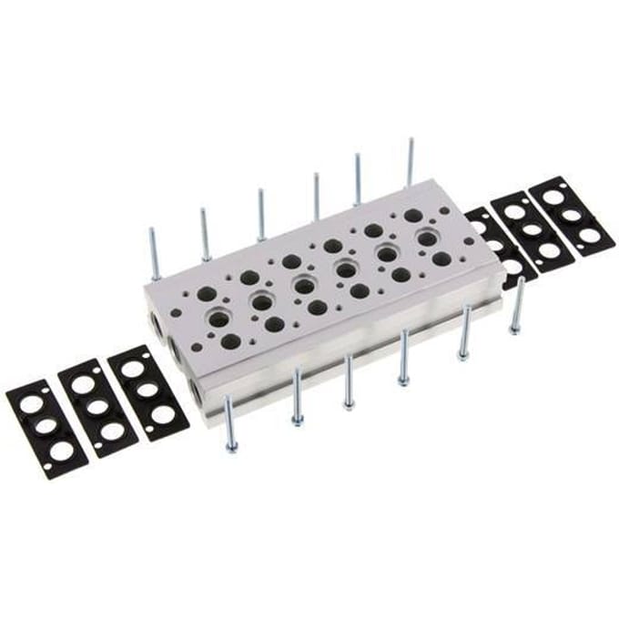 Manifold 6-Stations YPC SF2000 5/2 5/3-weg