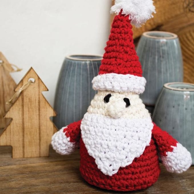 Hoooked - Haakpakket Santa Claus kerstman Eco Barbante