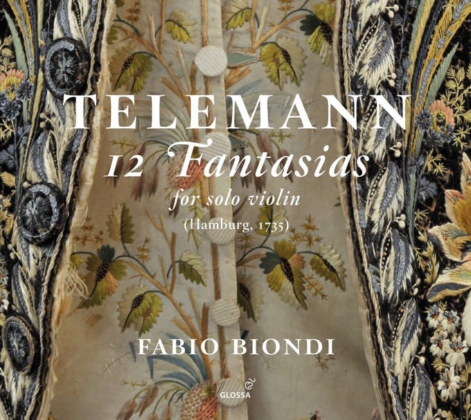 Fabio Biondi - Telemann: 12 Fantasias For Solo Violin (CD)