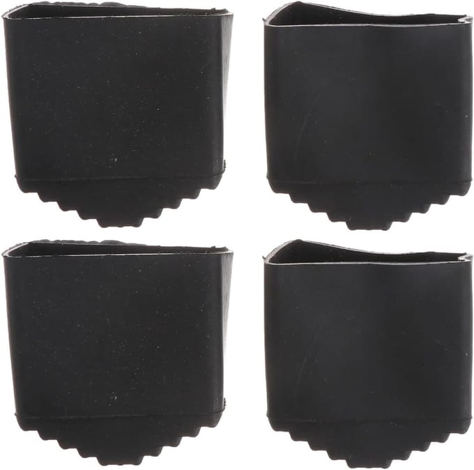 4 Stuks Rubber Laddervoeten - Antislip Bescherming voor Aluminium Ladders