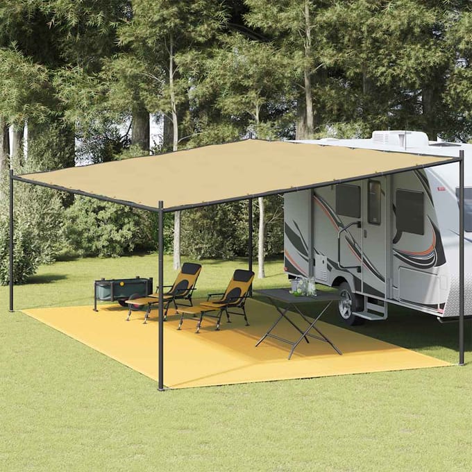 vidaXL - Tenttapijt - 400x700 - cm - beige