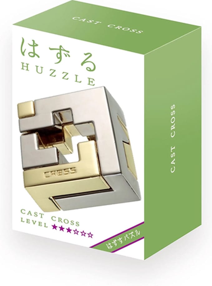 Eureka Huzzle Cast Brain Puzzle - Cross