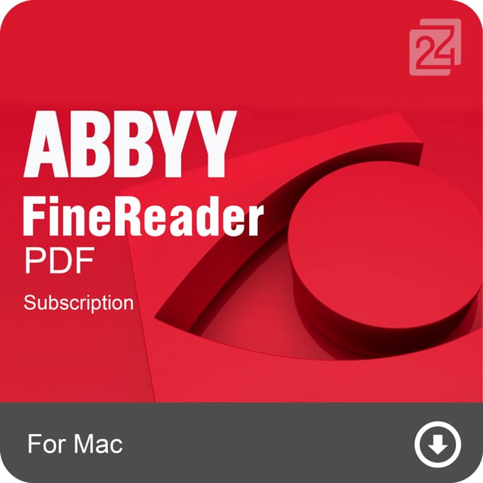 ABBYY FineReader PDF for Mac Subscription GOV/NPO/EDU 3 jaar