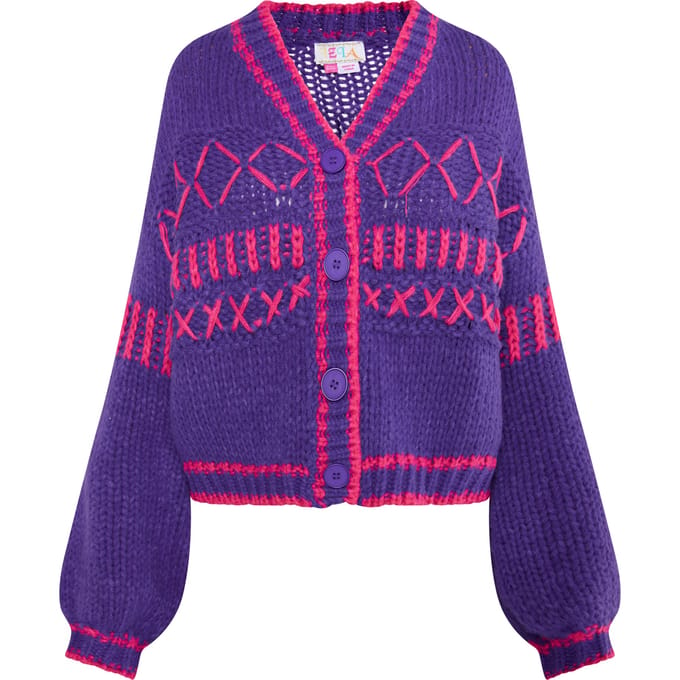 IZIA Vest Dames paars-roze