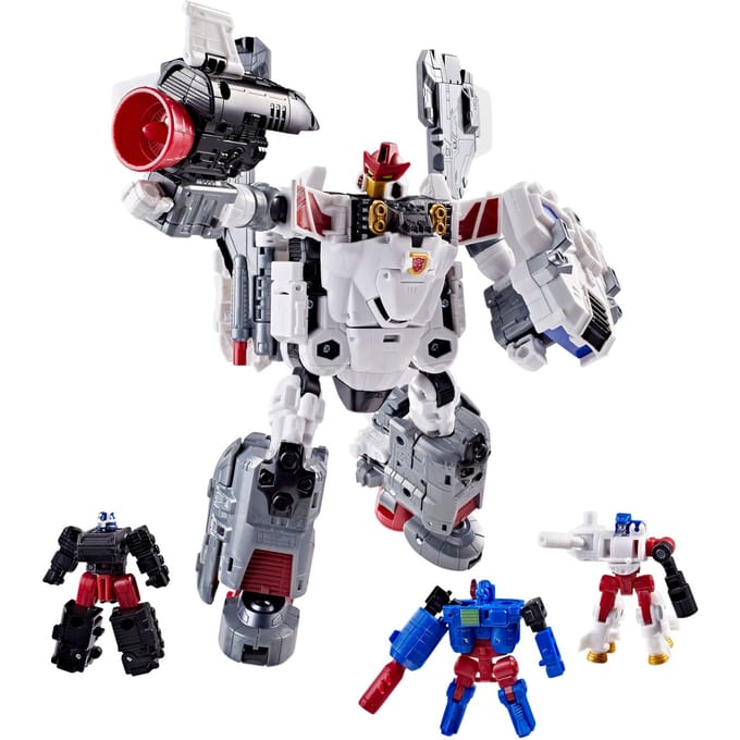 Transformers Toys Age of the Primes Armada Jetfire Commander Class Action Figure Set, 8+