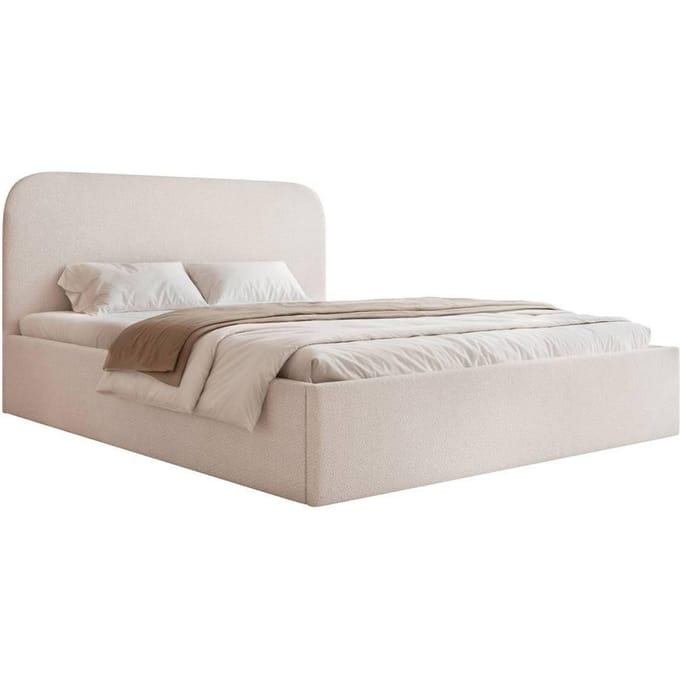 Bedframe Fia 160x200 chenille met opbergruimte | NADUVI Collection