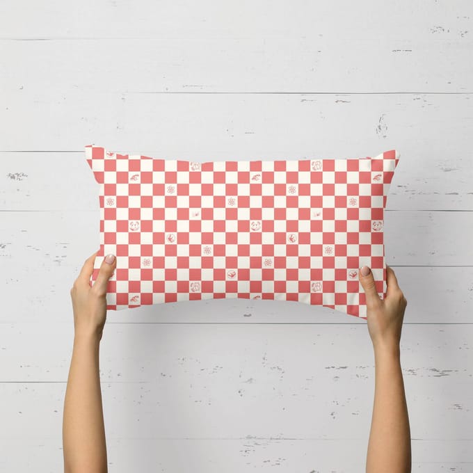 Jurassic Park Mr DNA Checker Board Rectangular Cushion - 30x50cm - Soft Touch
