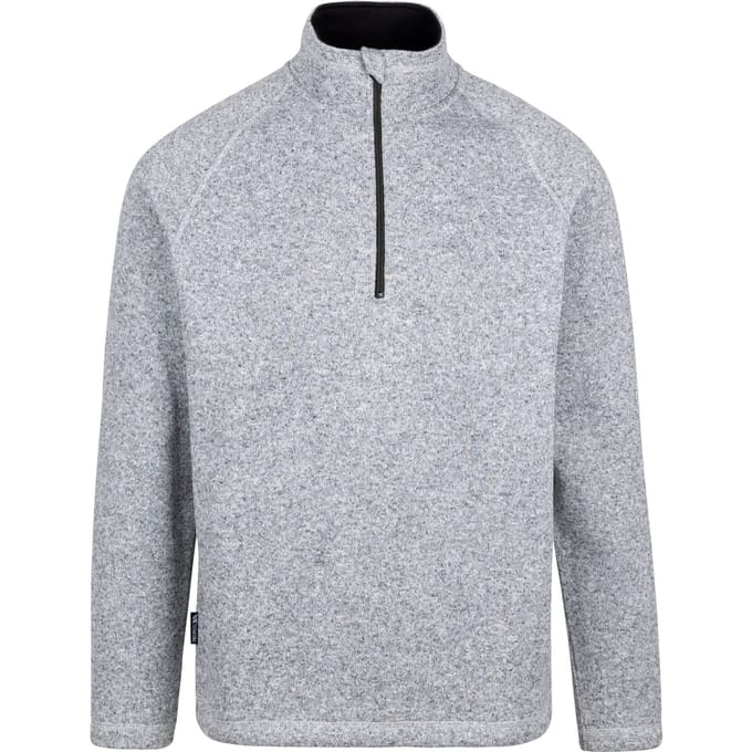 Trespass Heren corsham marl half zip fleece top