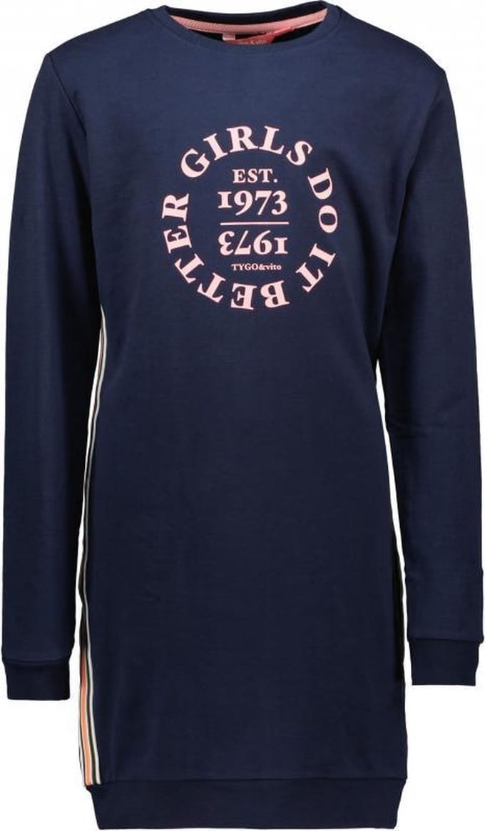 Tygo en Vito jurk blauw