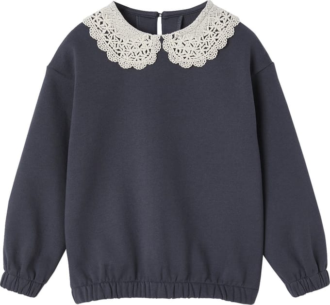 Vertbaudet Sweater met sierlijke kraag van macramй meisjes