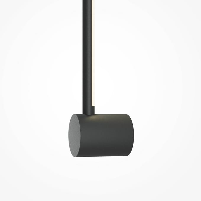 Maytoni LED wandlamp Light stick, zwart, hoogte 60 cm