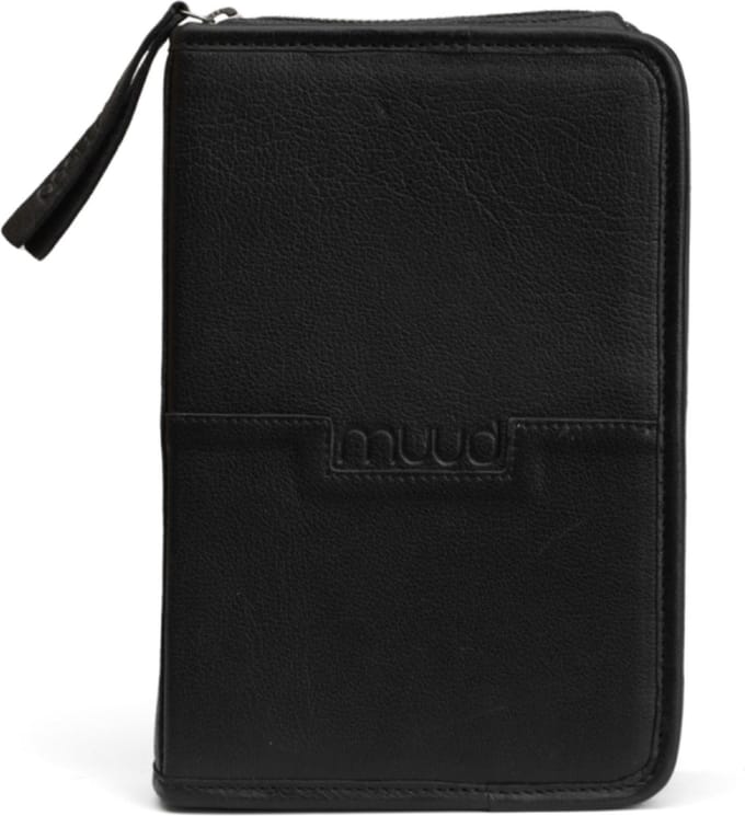 MUUD - Effi - Luxe lederen case - Zwart