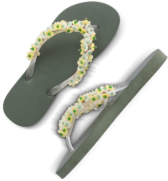 Uzurii | Teenslippers | Dames | Army Green | Maat 37/38