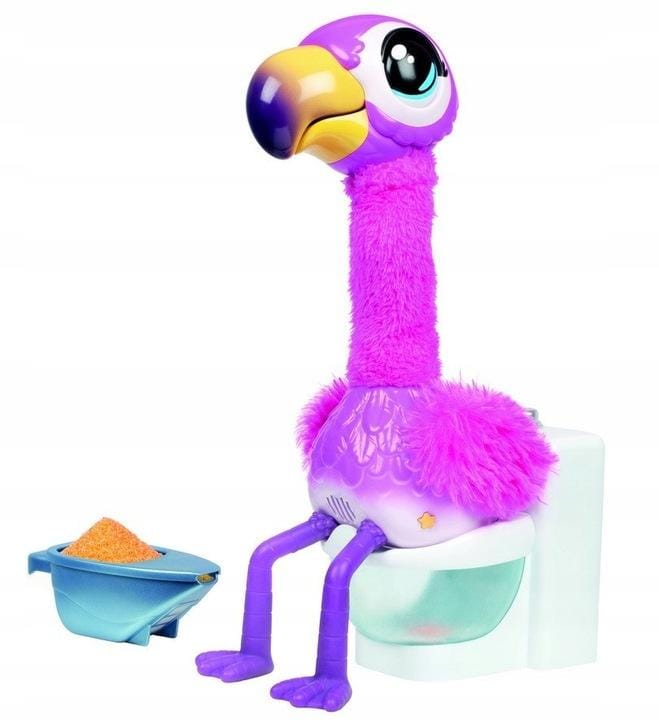 Little Live Pets - GottaGo Flamingo - Interactieve Knuffel - Zingt, danst en legt échte drolletjes