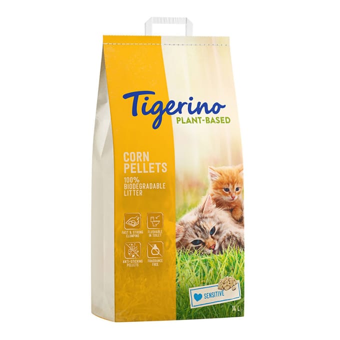 14 L Tigerino Plantaardige Kattenbakvulling