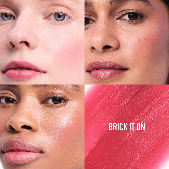 bareMinerals Gen Nude Dew-In-One Cheek & Lip Stick (Various Shades) - Brick It On