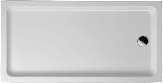 ALONI Rechthoekige Acryl Douchebak – 120x80x4 cm