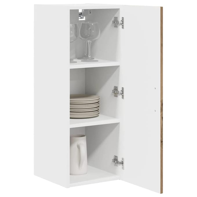 vidaXL - Vaatwasserpaneel - Kalmar - Artisan - Eiken - 30 - x - 31 - x - 80 - cm