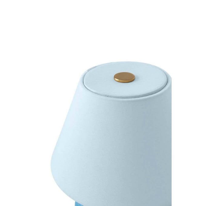 Globen Lighting IRIS accu-tafellamp, blauw, hoogte 23 cm, G4