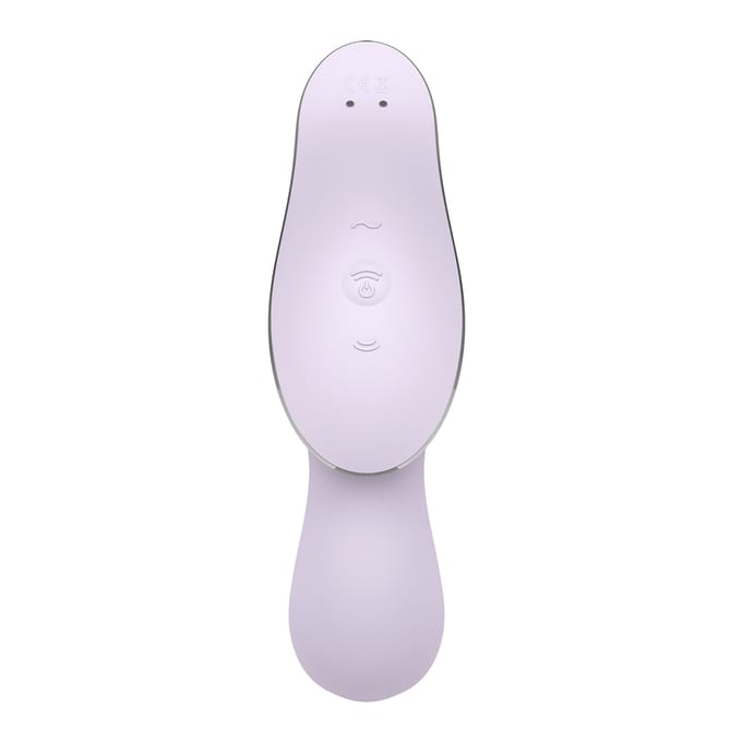 Satisfyer, drukgolfvibrator, Curvy Trinity 2, 17 cm, 3 motoren, veelzijdig, drukgolven en trillingen