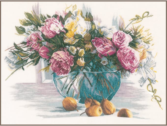 Lanarte - Telpakket kit - Stilleven van bloemen - PN-0162299