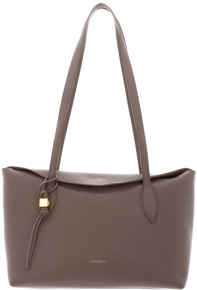 Coccinelle Lidia Suede Bim - Schoudertas 31 cm (warm taupe)