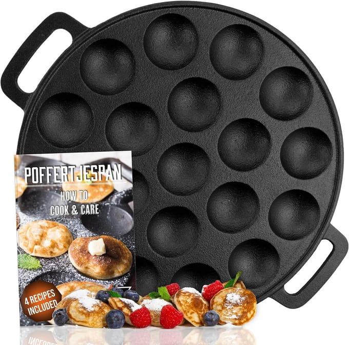 Poffertjespan - Poffertjesmaker - Poffertjesplaat - Keukenhulp