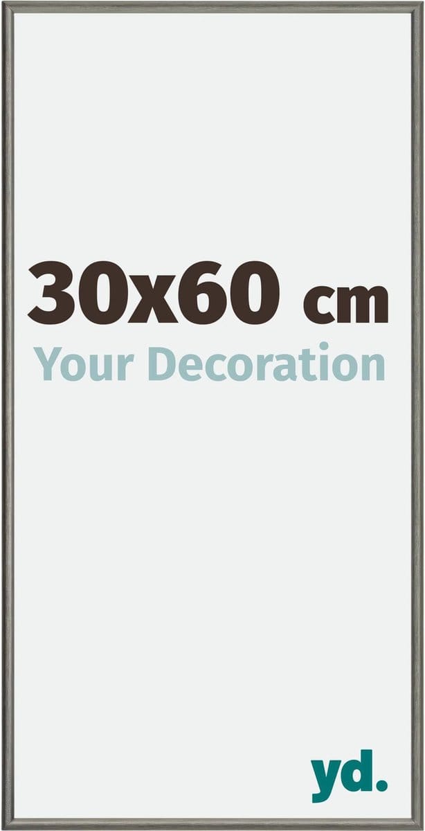Your Decoration - Fotolijst 30x60 cm - Aluminium - Mercury Structuur - New York