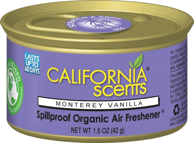 California Scents Luchtverfrisser Monterey Vanilla