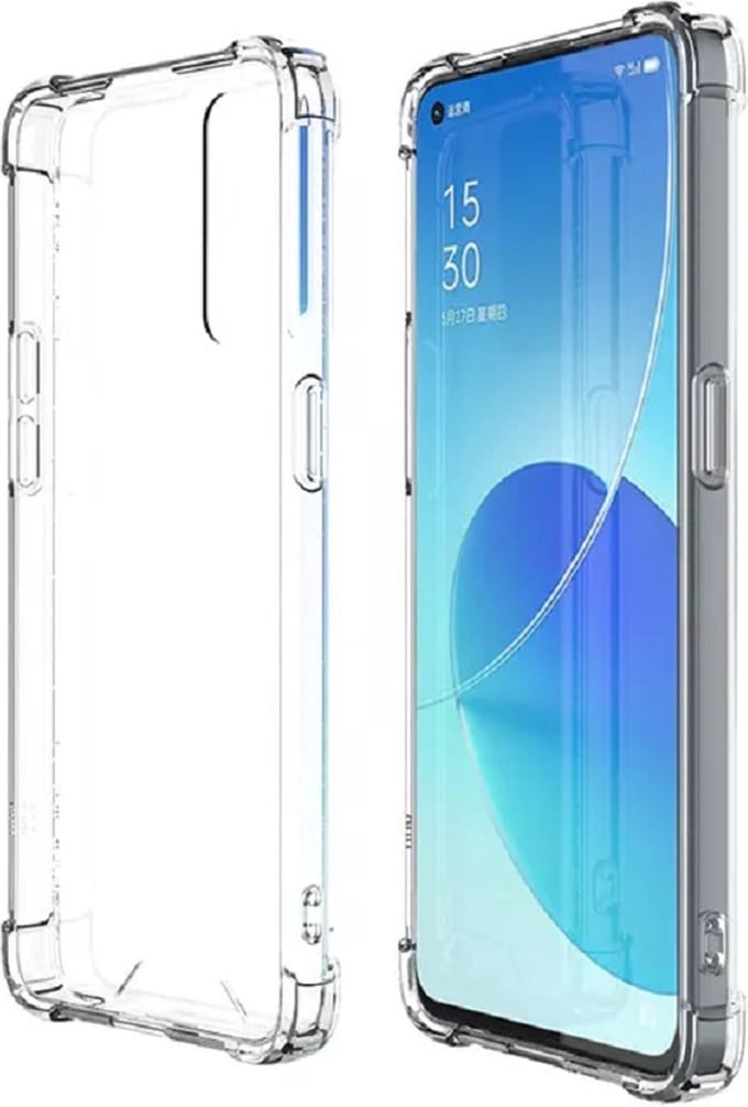 Shockproof Soft TPU hoesje Silicone Case Geschikt voor: Oppo A96 5G