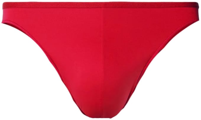 HOM - Plumes Micro Briefs (1-pack) - Heren Micro slip microfiber - Rood - Maat L