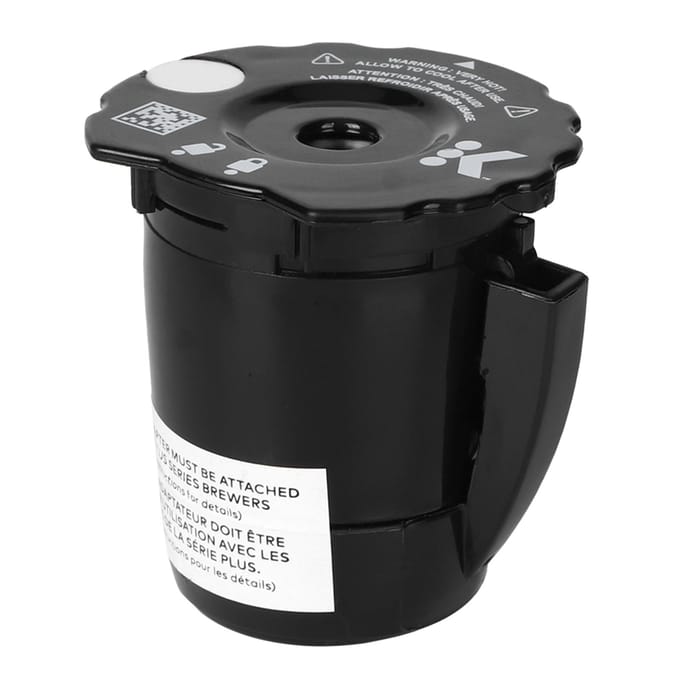 Universeel Herbruikbaar Navulbaar Gemalen Koffiefilter Geschikt voor Keurig 2 Koffiemachine Accessoires gray