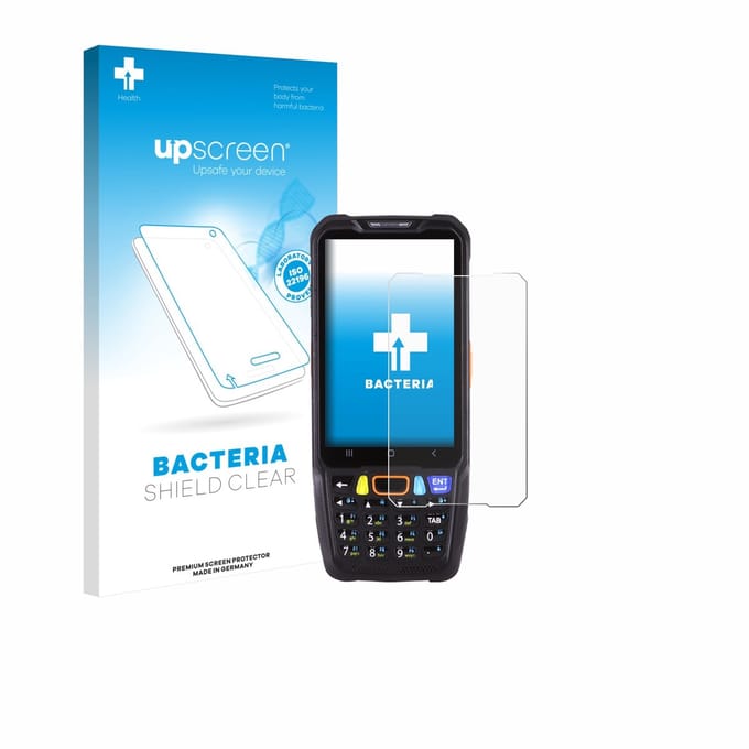 upscreen - Screenprotector voor Point Mobile PM68 - Folie Beschermfolie transparant antibacterieel