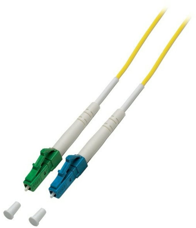 Danicom OS2 simplex glasvezel kabel LC/APC-LC 1m