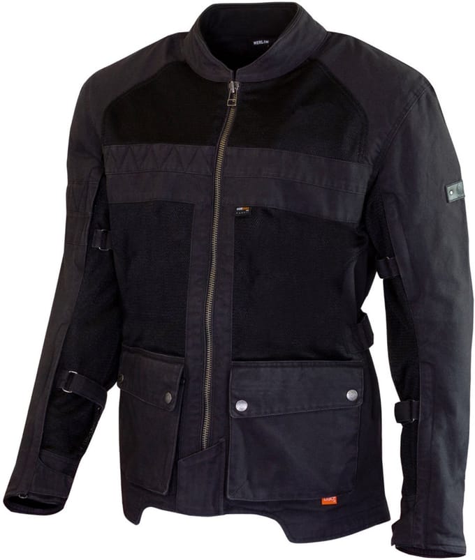 Merlin Mahala D3O Raid Explorer Zwart Textiele Motorjas - Jas