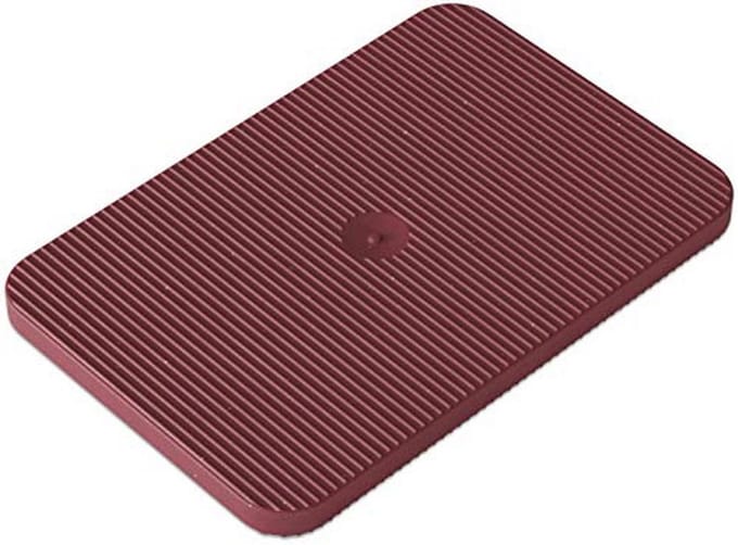 Onderlegplaatjes 60 x 40 mm - 250 stuks - Draagvermogen tot 5 ton - Kunststof