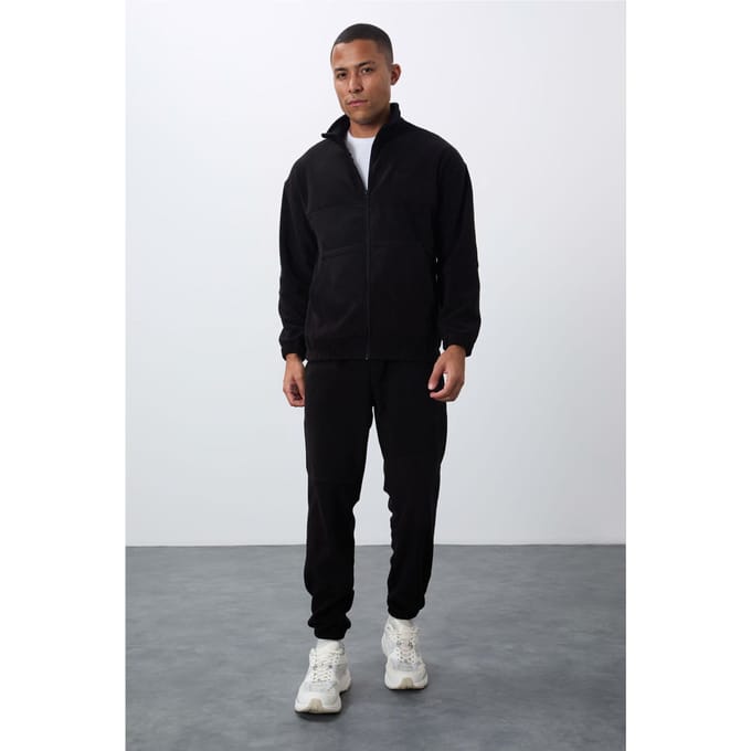 Heren Polyester Sweatshirt en Broek Set
