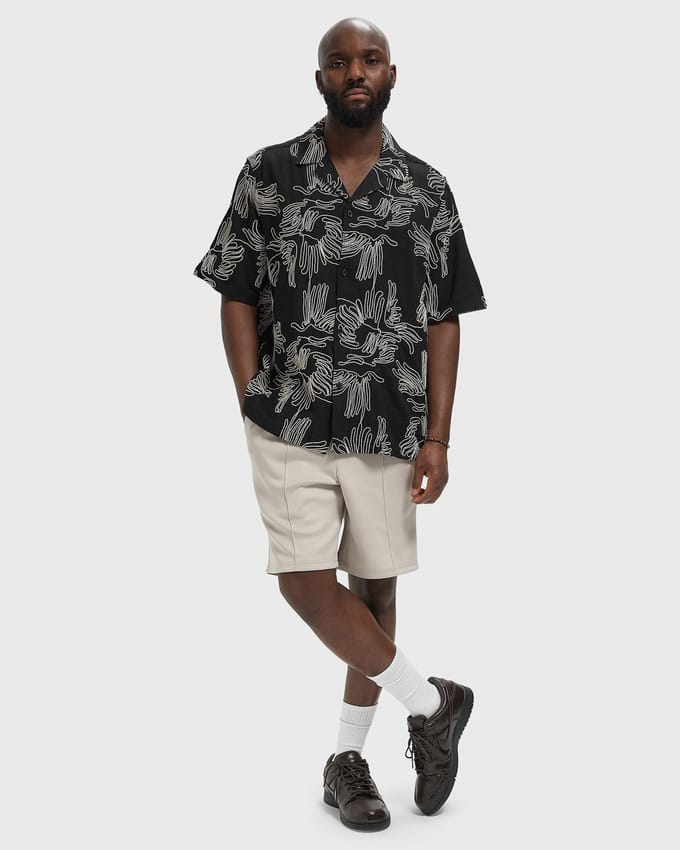 Liam AOE Flower SS Shirt