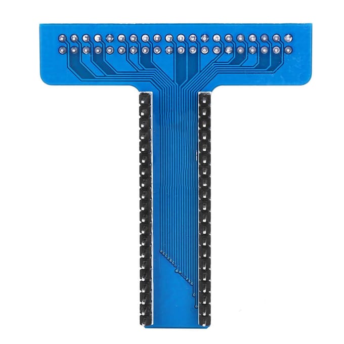 2 pièces 2x20 broches 40 broches Type T Accessoires de carte d'extension GPIO Convient pour Raspberry Pi 1b 2B 3B