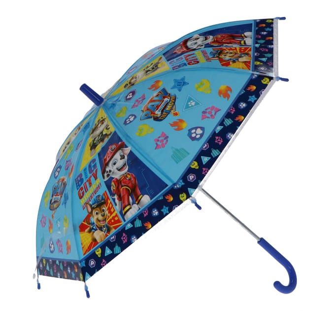 Paw Patrol Kinderparaplu - Blauw - Transparant - 60 cm - Paraplu