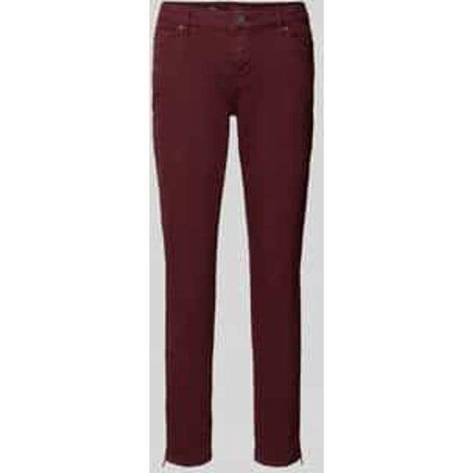 Stoffen broek met 5-pocketmodel