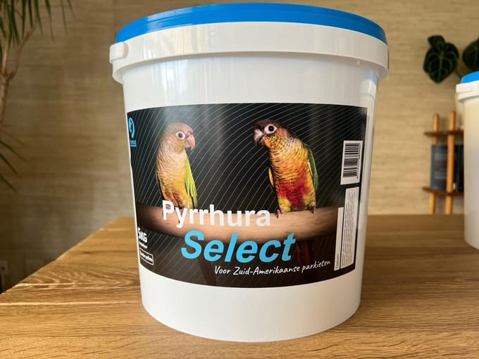 pyrrhura select 5 kg zonder pellets hareco select